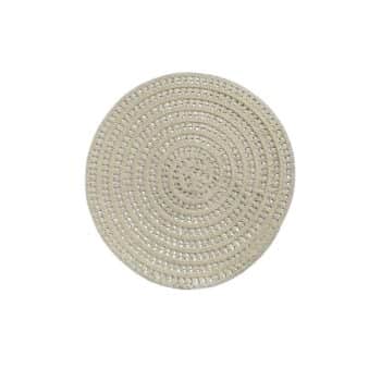 Individual Redondo Texturizado White /cod. 218-702325-68
