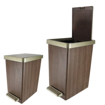 Basurero DE Pedal Acabado Madera 12 L /cod. 218-da1243-1