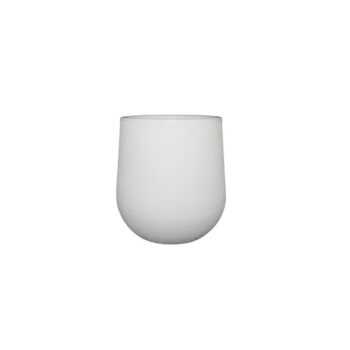 Maceta Maragogi Rustico 28x36 Blanco Solido /cod. 706-166136-68