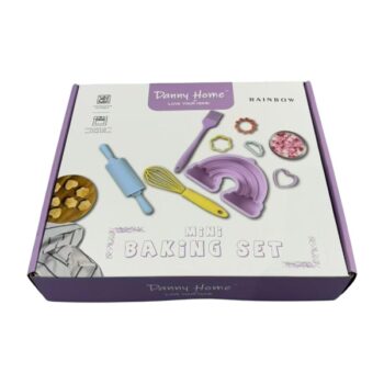 Mini Set DE Horneado DE 8 Piezas Arcoíris, Unidad: Set 24*14*5cm Pp+silicona /cod. 799-2501-25