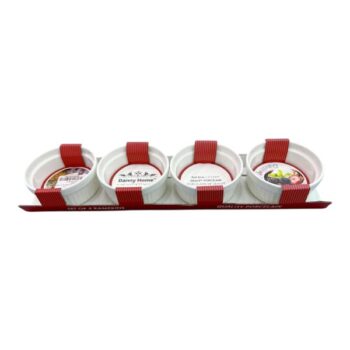 Pack Bol 160 Ml Tarta Y 4 Pzs 1 Conjunto/, :pcs :8,5cm H:4,5cm 544g Porcelana /cod. 799-db71-04