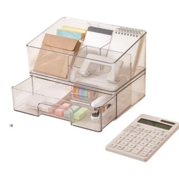 St Stack Organizer DE Escritorio Clr 25,4*16,5*7,6-10,1 Cm Pet /cod. 799-ho-357