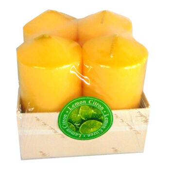 Candela Pilar 2″x4″ 4 U. Yelllow /cod. 82-24p18