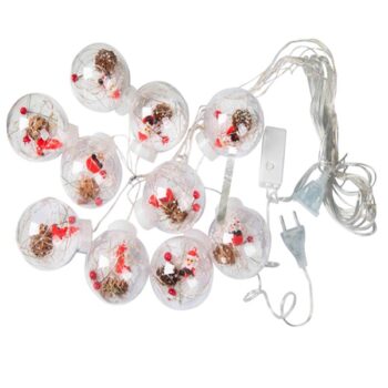 Guirnalda 10 Bolas Con Luces L /cod. 123-20241-18