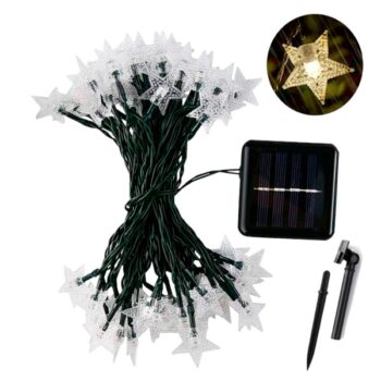 Estaca 20 Estrellas Led Warm White Led 2,85m /cod. 123-238012-18