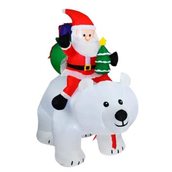 SANTA EN OSO INFLABLE H1,8M*L1,8M