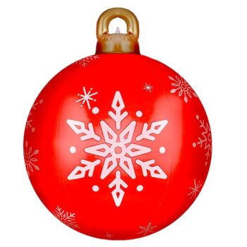 INFLABLE BOLA RED 60CM COPOS NIEVE