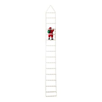 Santa Subiendo Escalera Con Luces Led 3Mts Con 8 Funciones /COD. 123-261-18