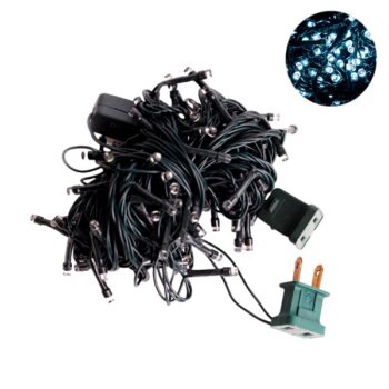 SERIE DE 100 LUCES LED BLANCAS CON CONECTOR