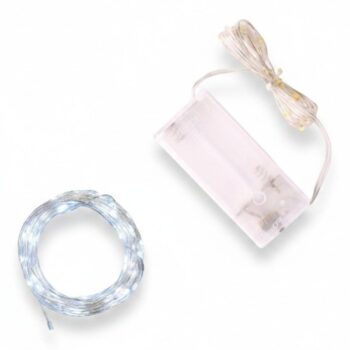 SERIE DE 20 LUCES BOMBILLITO BLANCO DE BATERIA