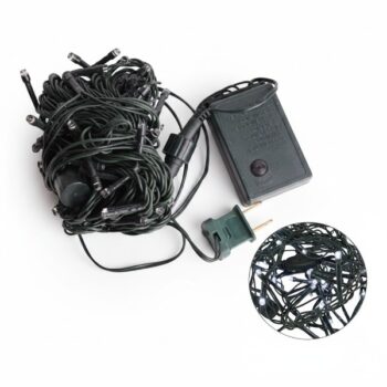 SERIE DE 100 LUCES LED BLANCAS INTERMITENTES