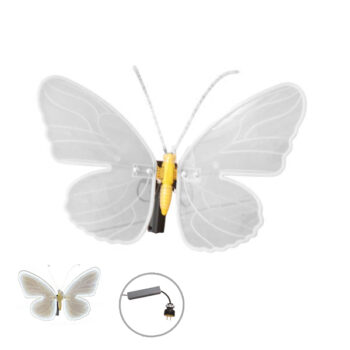 MARIPOSA LED CON MOVIMIENT0O 40X80CM WHITE