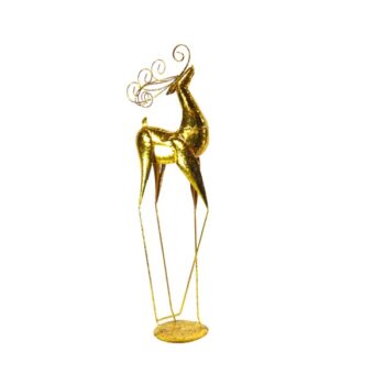 Venado Metalico Gold DE Pie /cod. 125-1006863-70