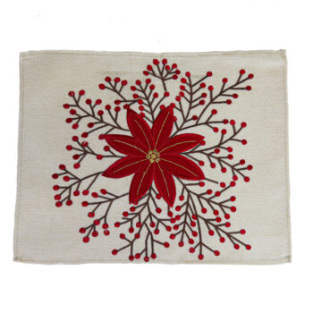 Individual Bordado Ivory Pasto /cod. 139-2118in
