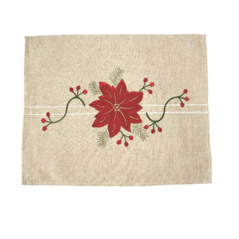 Individual Beige Con Pastoras Red 33x45cm /cod. 139-24022i18
