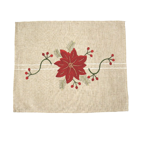 Individual Beige Con Pastoras Red 33x45cm /cod. 139-24022i18
