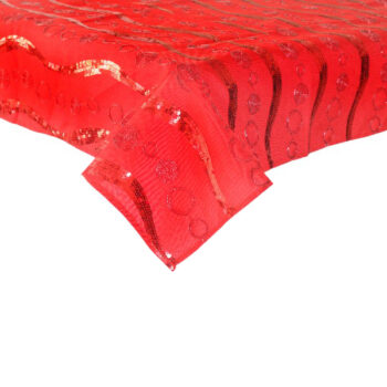 Mantel Red Con Bordado Red 182x274cm /cod. 139-25047m108