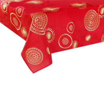 Mantel Burgundy Con Bordado Gold 182x228cm /cod. 139-25061m90