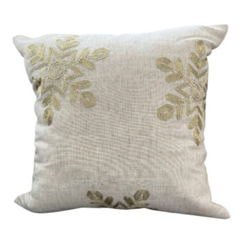 COBERTOR ALMOHADON 45X45CM NATURAL COPOS NIEVE GOLD