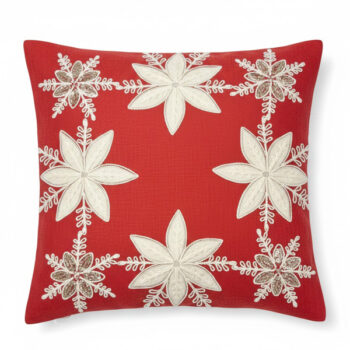 COBERTOR ALMOHADON 45X45CM RED PASTORAS WHITE
