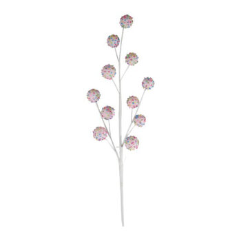 Rama Bolitas Plastica L:68cm Soft Pink /cod. 145-213246-10