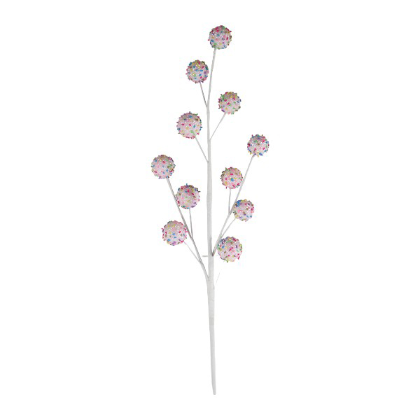 Rama Bolitas Plastica L:68cm Soft Pink /cod. 145-213246-10