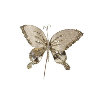 Mariposa Tela 23x20cm Champagne /cod. 145-223307-ch