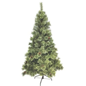 ARBOL NAVIDEÑO 210CM 450TIPS CON 40 BELLOTAS