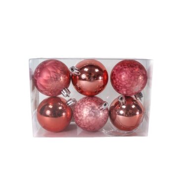 Cajita 6 Bolas Metalica Y Mate /cod. 168-20286622-co
