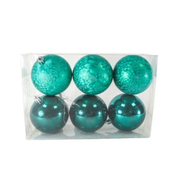 Cajita 6 Bolas Metalica Y Mate /cod. 168-20286822-51