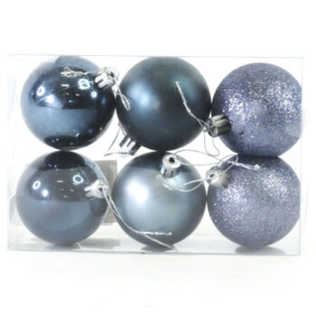 Cajita DE 6 Bolitas Mixtas Pequeña Midnight Blue /cod. 168-2576-50d