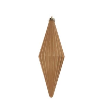 Adorno Navideño 25cm Champagne Velvet /cod. 168-26107-ch