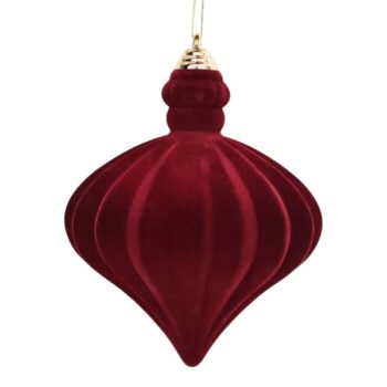 Adorno Navideño 20x14cm Burgundy Velvet /cod. 168-26108-38