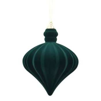 Adorno Navideño 20x14cm Dark Green Velvet /cod. 168-26108-63