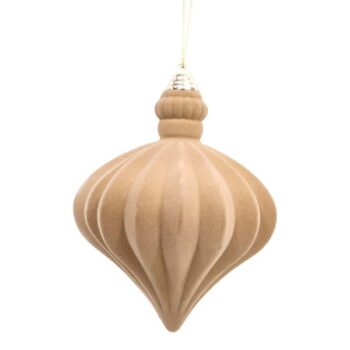 Adorno Navideño 20x14cm Champagne Velvet /cod. 168-26108-ch