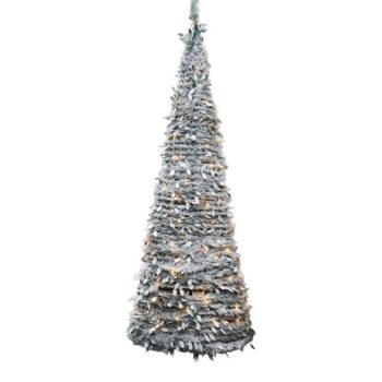 Arbol Arma Facil Nieve 210cm Con Luces Nieve /cod. 168-26113