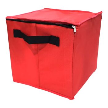 CAJA NAVIDEÑA PARA BOLAS 30,5X30,5X30,5CM RED