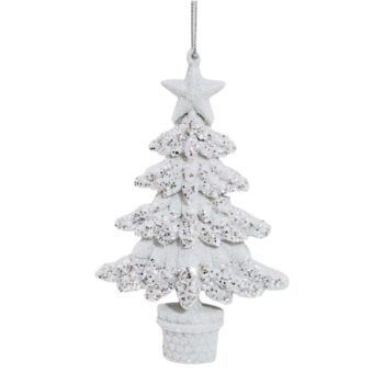 Arbol Plastico 15,5x10cm White /cod. 168-2639-68