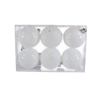 CAJITA 6 BOLAS WHITE 6CM /COD. 168-QJH1856-68