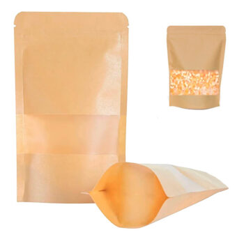 BOLSA KRAFT CON VENTANA 30X10X40CM /COD. 169-304012-00
