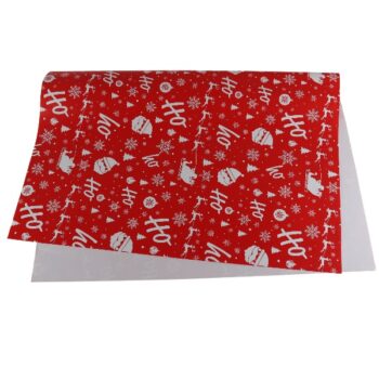 PAPEL DE REGALO 50*70CM HO HO HO