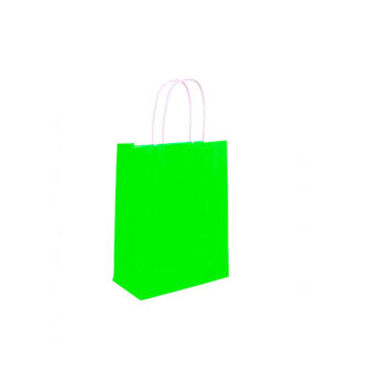 BOLSA KRAFT 15X8X21CM LIGHT GREEN 12 UNDS /COD. 169-B15821-13