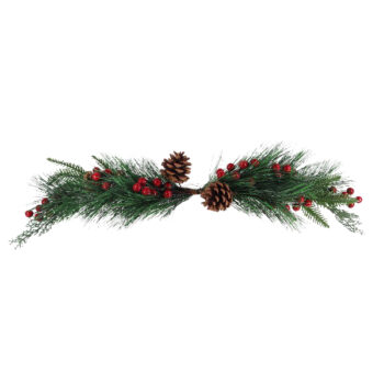 Moño Pino C/bellotas Y Berries Red /cod. 180-14025-61