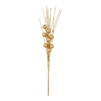 PICK ZACATILLO CON BOLITAS GOLD 65CM