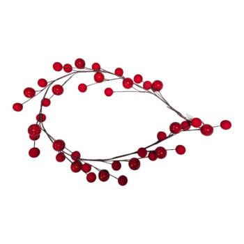 GUIRNALDA BERRIES RED 160CM