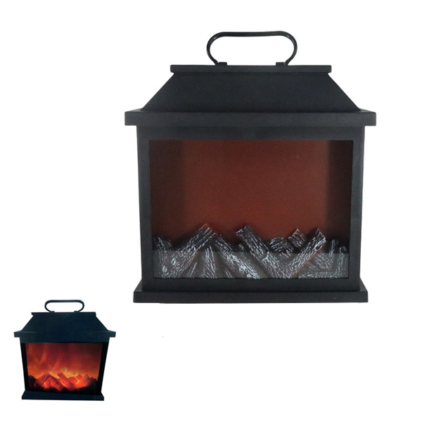 CHIMENEA ELECTRICA 29,8*13*30CM BLACK /COD. 209-249254-1