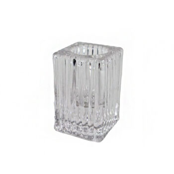 CANDELABRO DE VIDRIO D4XH6CM /COD. 210-062023-6