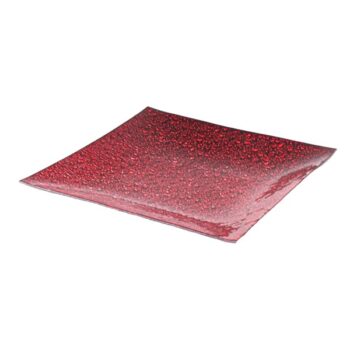 PLATO VIDRIO CUADRADO RED /COD. 210-281128261