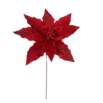 Pastora Pana Con Glitter Red Dia24 × H30cm /cod. 262-24213s-61