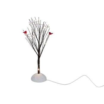 Arbolito Con Cardenales Y Luces Bateria Brown /cod. 276-21271